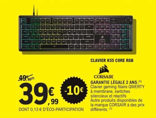 CLAVIER K55 CORE RGB
