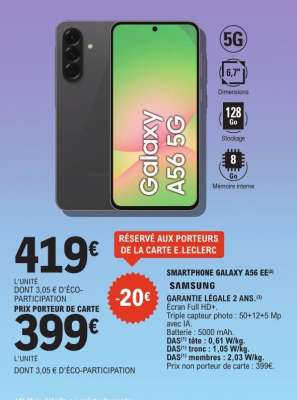 Smartphone Galaxy A56 5G