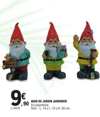 NAIN DE JARDIN JARDINIER