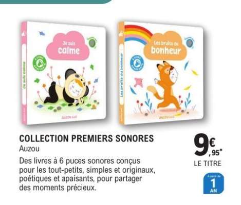 COLLECTION PREMIERS SONORES
