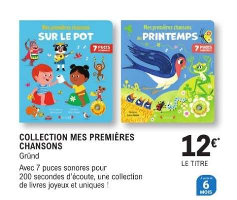 COLLECTION MES PREMIÈRES CHANSONS