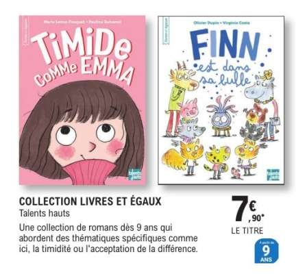 COLLECTION LIVRES ET ÉGAUX