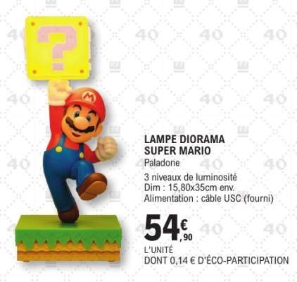 LAMPE DIORAMA SUPER MARIO