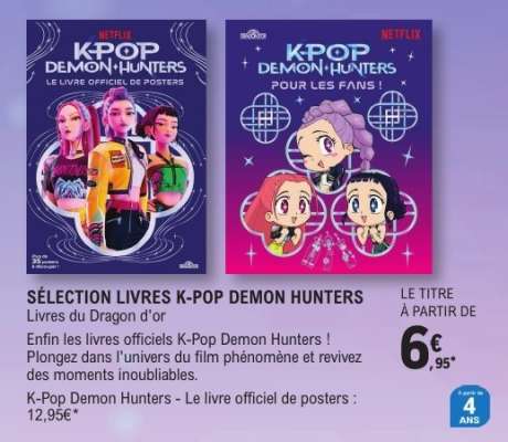 SÉLECTION LIVRES K-POP DEMON HUNTERS