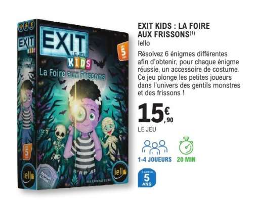 EXIT KIDS : LA FOIRE AUX FRISSONS