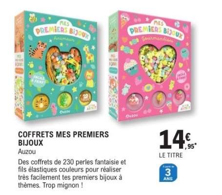 COFFRETS MES PREMIERS BIJOUX