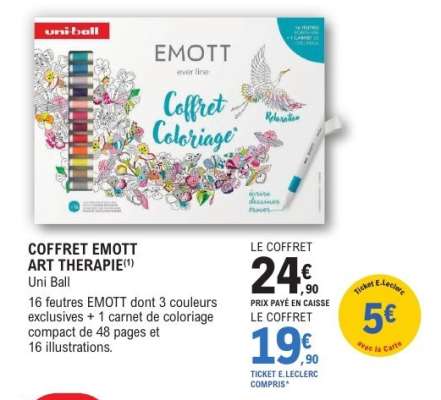 COFFRET EMOTT ART THERAPIE