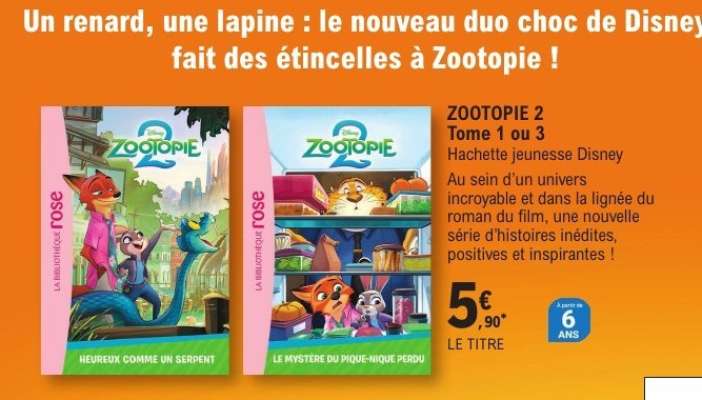 ZOOTOPIE 2 Tome 1 ou 3