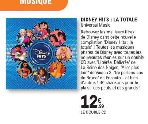 DISNEY HITS : LA TOTALE
