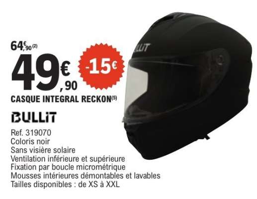 CASQUE INTÉGRAL RECKON