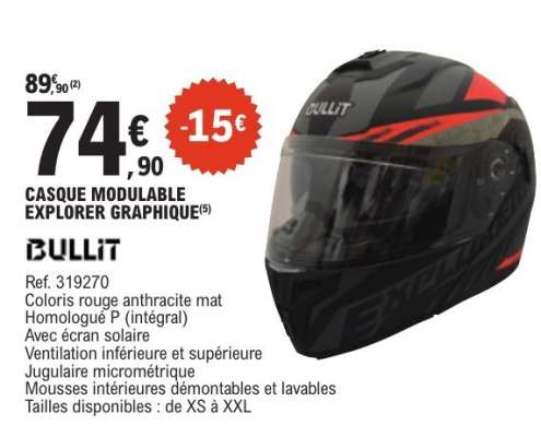 CASQUE MODULABLE EXPLORER GRAPHIQUE