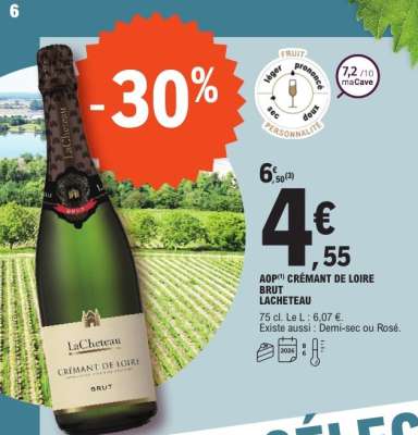 AOP Crémant de Loire Brut "Lacheteau"