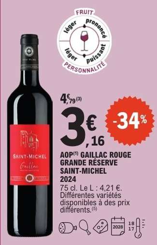 AOP Gaillac Rouge - Grande Réserve Saint-Michel 2024