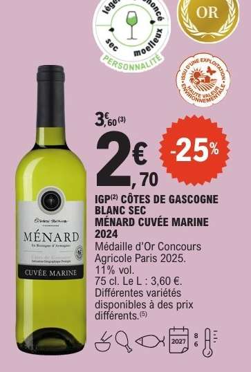 MÉNARD CUVÉE MARINE 2024