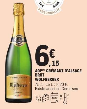 AOP Crémant d'Alsace Brut Wolfberger