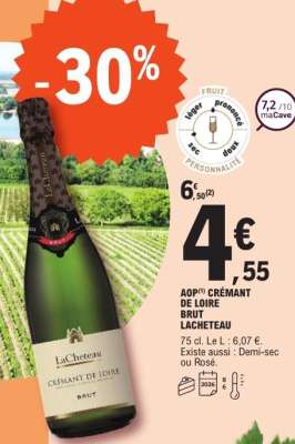 AOP Crémant de Loire Brut "Lacheteau"