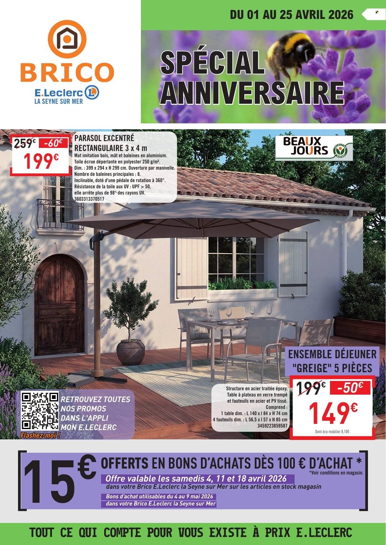 Catalogue E.Leclerc - 01/04/2026 - 25/04/2026. Page 1