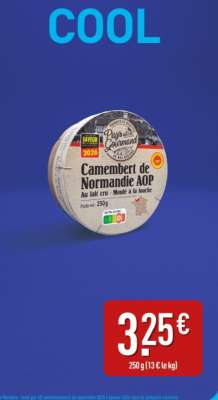 CAMEMBERT DE NORMANDIE AOP