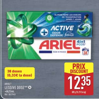 ARIEL LESSIVE DOSE +Active