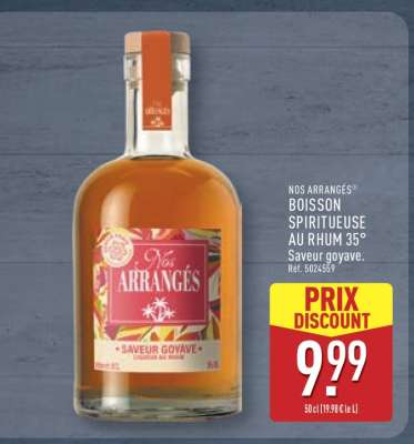 NOS ARRANGÉS BOISSON SPIRITUEUSE AU RHUM 35°