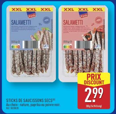 Sticks de Saucissons Secs