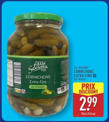 ALL SEASONS® CORNICHONS EXTRA-FINS