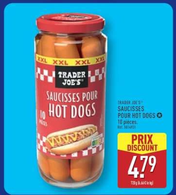 Trader Joe's Saucisses pour Hot Dogs
