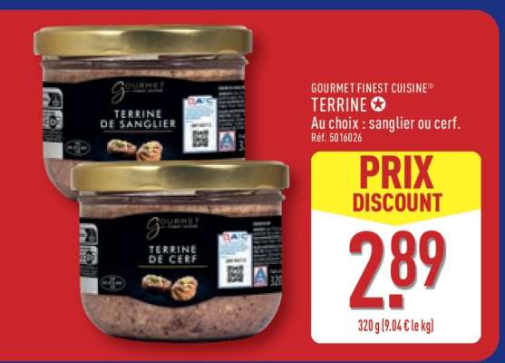 GOURMET FINEST CUISINE TERRINE