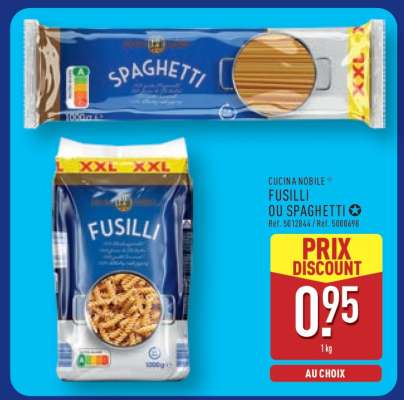 Cucina Nobile Fusilli ou Spaghetti