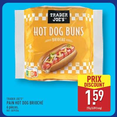 TRADER JOE'S® PAIN HOT DOG BRIOCHÉ