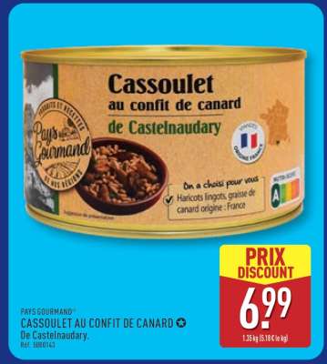 Cassoulet au confit de canard