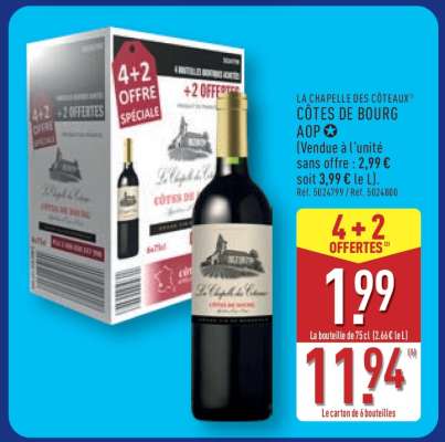 LA CHAPELLE DES CÔTEAUX CÔTES DE BOURG AOP