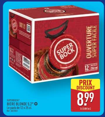 SUPERBOCK BIÈRE BLONDE 5,2°
