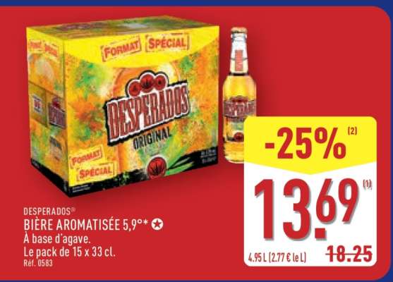 DESPERADOS BIÈRE AROMATISÉE 5,9°
