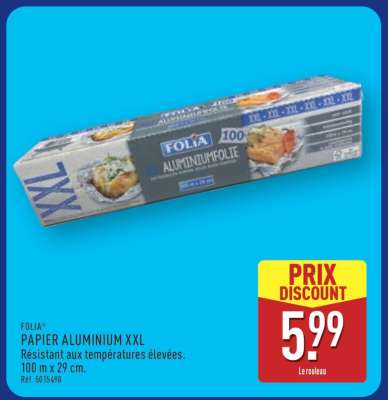 FOLIA Papier Aluminium XXL