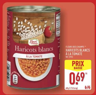 Haricots blancs à la tomate