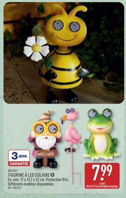 BELAVI FIGURINE À LED SOLAIRE