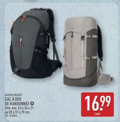 ADVENTURIDGE® SAC À DOS DE RANDONNÉE