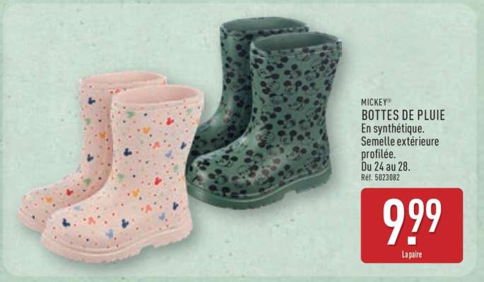 MICKEY BOTTES DE PLUIE