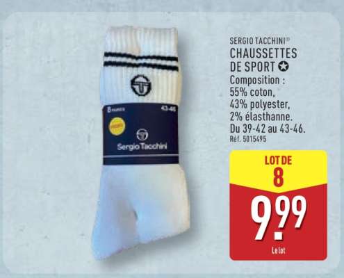 SERGIO TACCHINI CHAUSSETTES DE SPORT