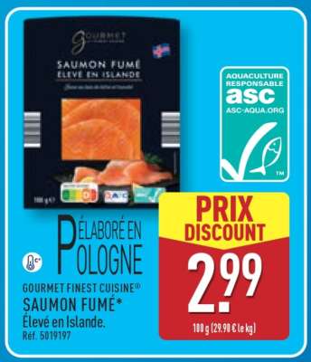 GOURMET FINEST CUISINE® SAUMON FUMÉ