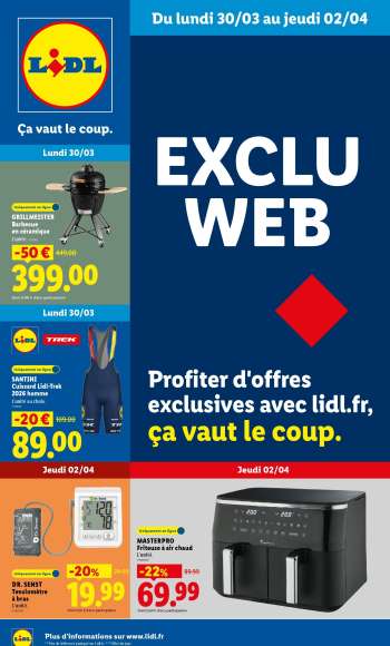 Catalogue Lidl - 30/03/2026 - 02/04/2026.