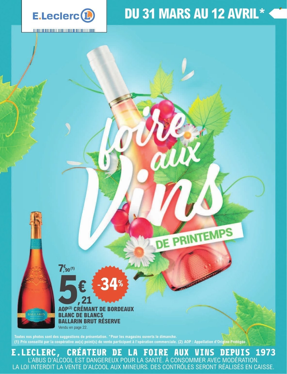 Catalogue E.Leclerc - 31/03/2026 - 12/04/2026. Page 1