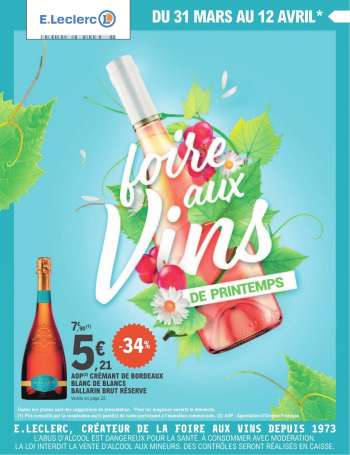 Catalogue E.Leclerc - 31/03/2026 - 12/04/2026.