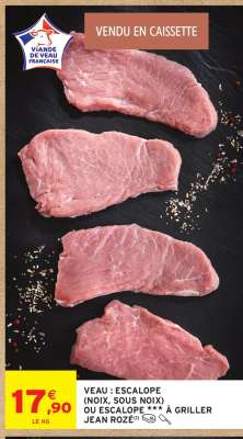 Veau : Escalope***