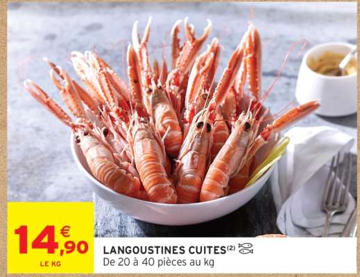 Langoustines Cuites