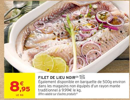 Filet De Lieu Noir