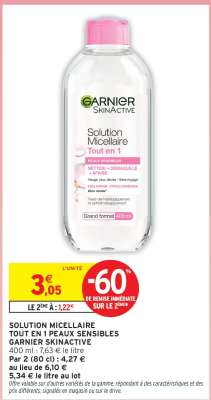 SOLUTION MICELLAIRE TOUT EN 1 PEAUX SENSIBLES