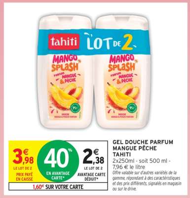 Tahiti Mango Splash Gel Douche
