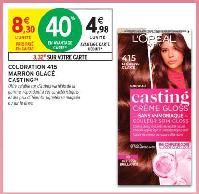 Coloration 415 Marron Glacé Casting